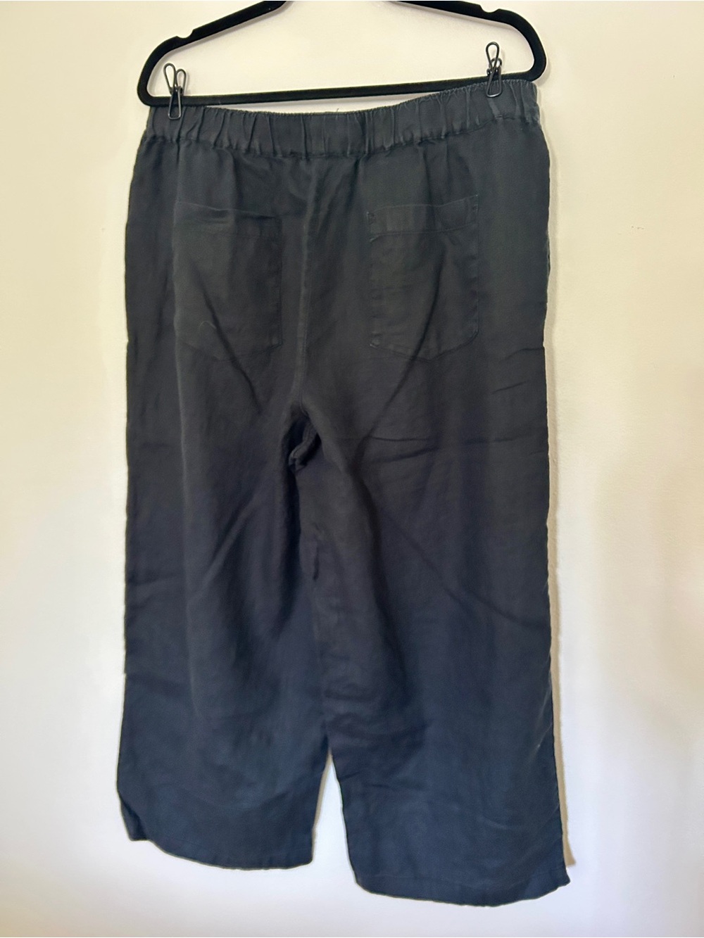 Cynthia Rowley black Wide-Leg Pull-On Pants - Picture 3 of 6